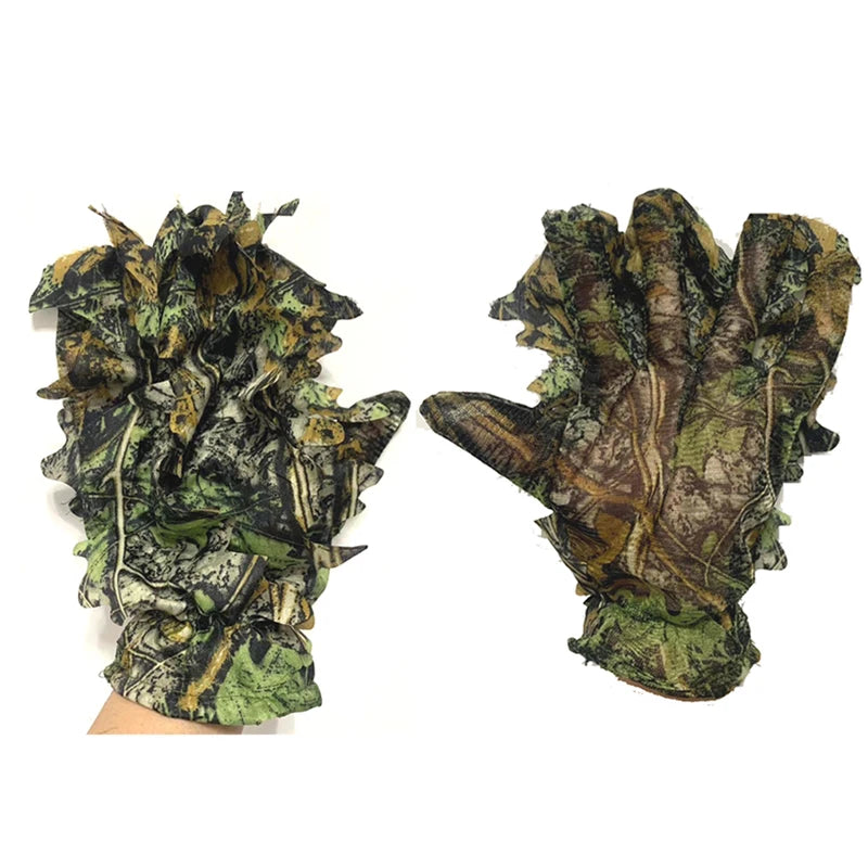 Breathable Camouflage Hunting Suit for Men Woman Lightweight and Hooded Wild Leafy Design woodland hunter ghillie suit 6 in 1