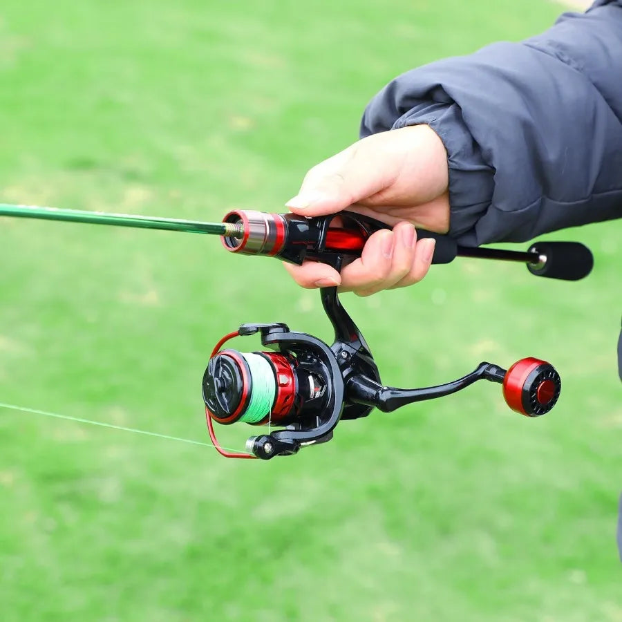 Ultralight Graphite Spinning Fishing Rod and Reel Combo for Precision Casting and Light Tackle Applications 2Piece Design with