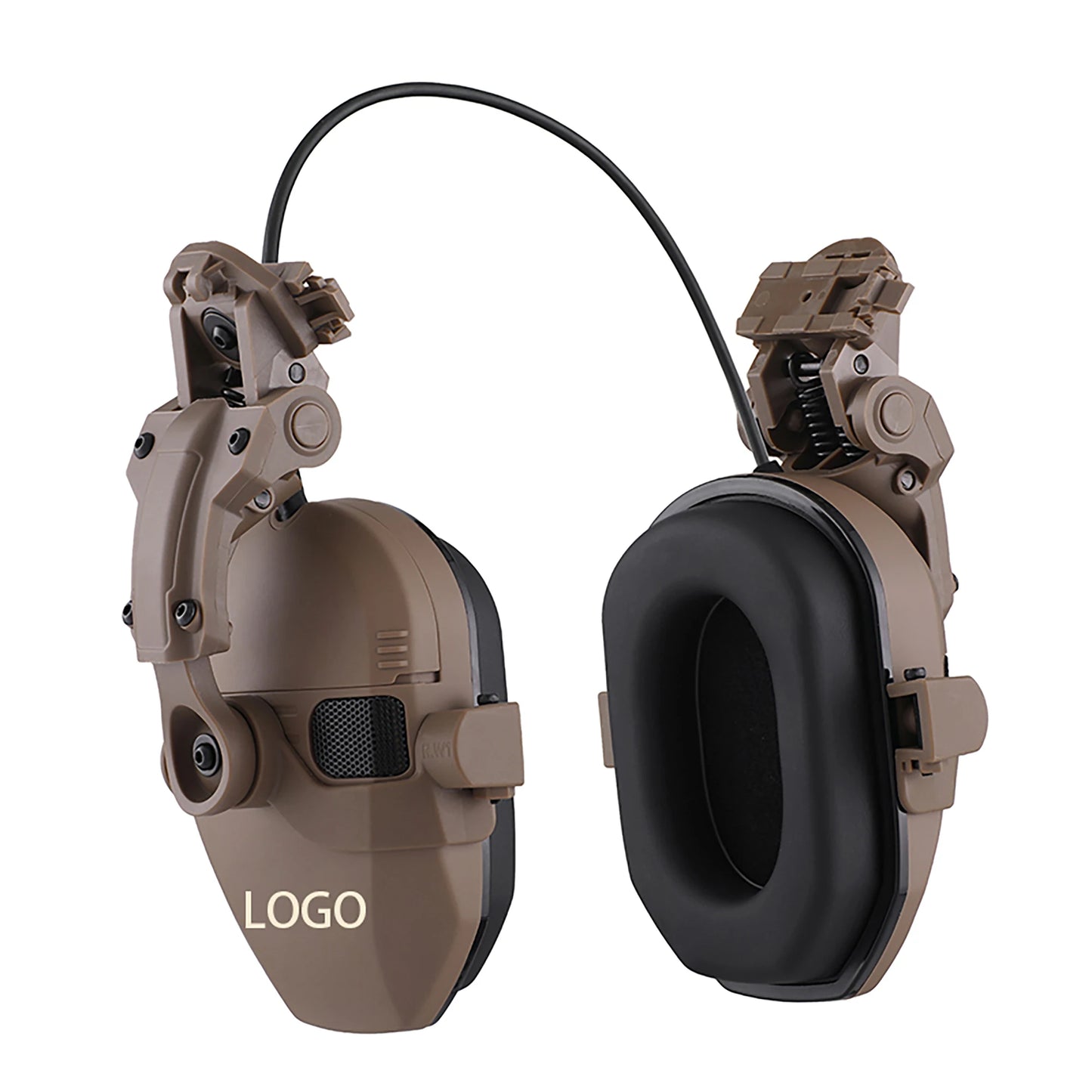 Active Helmet Mounted Earmuffs For Shooting Electronic Hearing Protection Ear Protect Noise Reduction Active Hunting Headphone