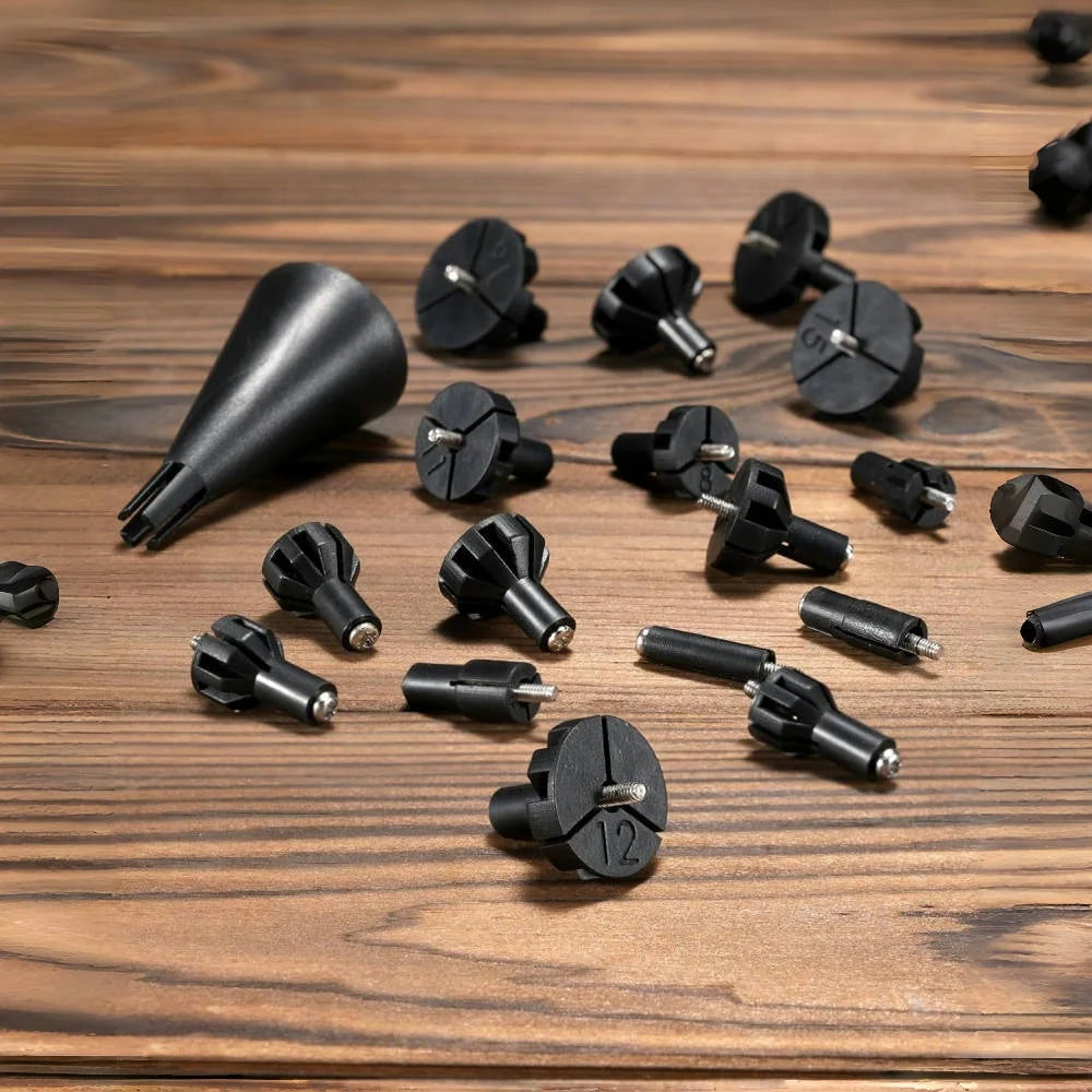 EZshoot Bore Sight Kit Bright Green or Red Dot BoreSighter with Big Button Switch for .17 to 12GA Caliber (32pcs)