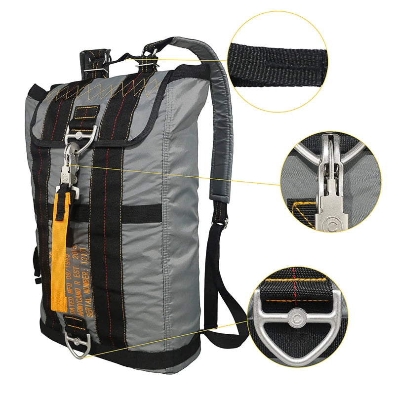 Durable All-purpose Backpack Lightweight Carryall Parachute Bag For Outdoor Hunting Trips Hiking School Carry Adventures