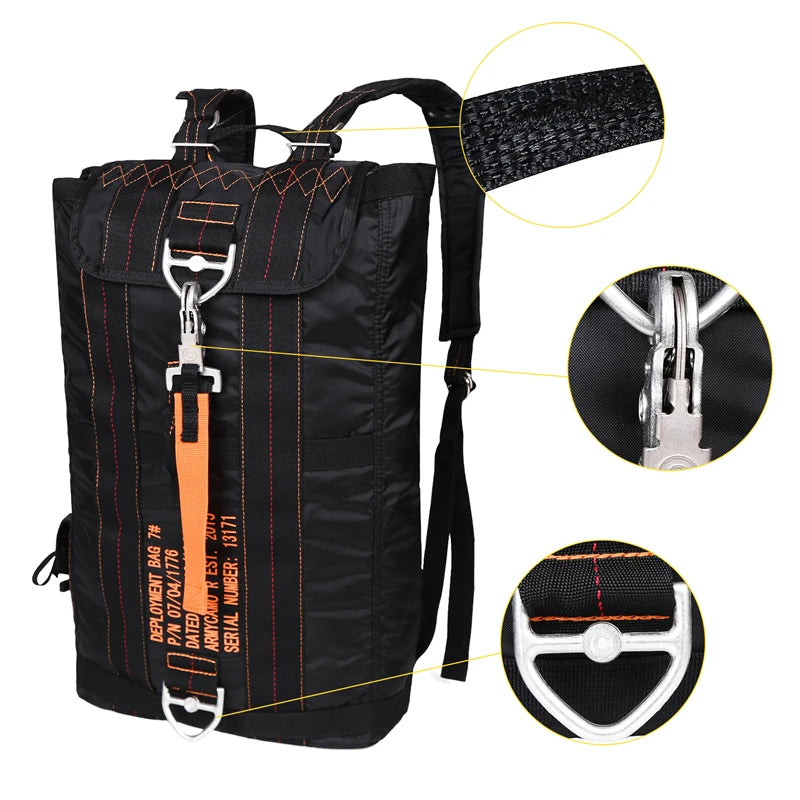 Durable All-purpose Backpack Lightweight Carryall Parachute Bag For Outdoor Hunting Trips Hiking School Carry Adventures