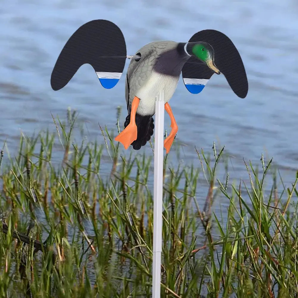 1 Piece Electric Flying Duck Decoy Fly Duck Mallard Decoy with Support Foot for Hunting Shooting Remote Control