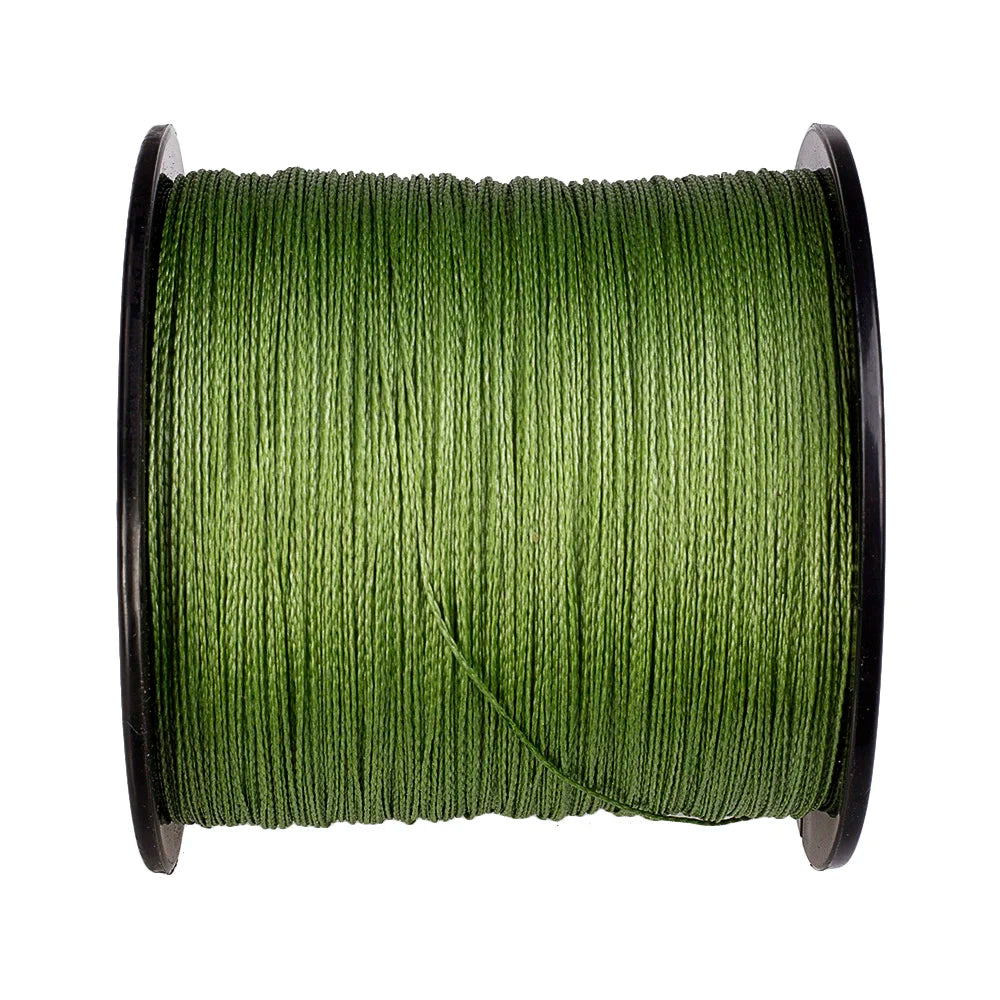 Hercules-braided fishing line, 100m, 300m, 500m, 1000m, 1500m, 2000m, army green, 4 strands, super strong saltwater fishing line