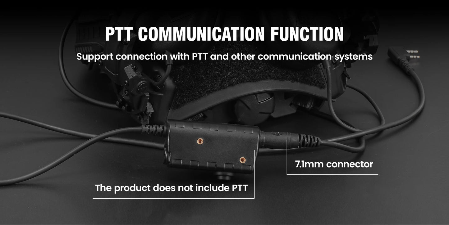 Army Shooting Earmuffs Tactical Hunting Headset Electronic Hearing Protector Active Noise Reduction Sound Pickup Headphone