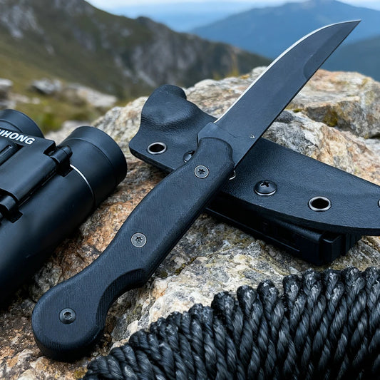 Tactical Outdoor Camping Hunting Self Defense Straight Knife High Hardness Wilderness Survival Utility Knife Tactical EDC Knife