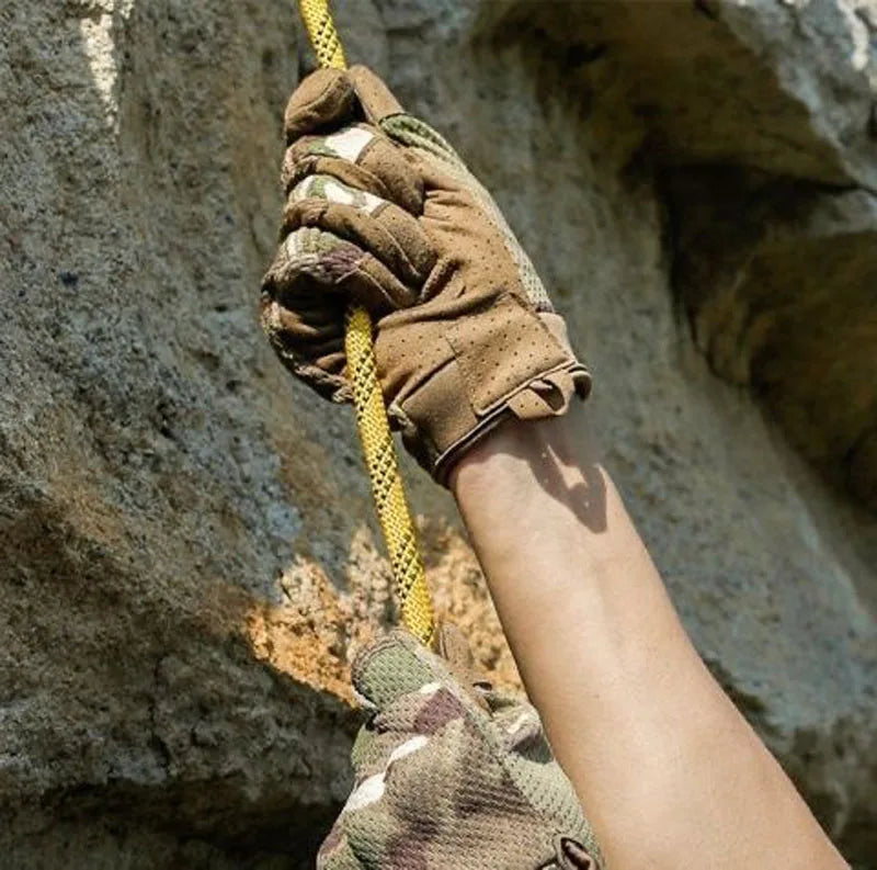 Men Tactical Gloves Touch Screen Sport Outdoor Paintball Combat Hiking Hunting Riding Bike Non-slip Breathable Cycling Equipment