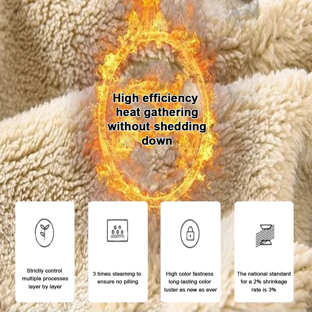 Men Thermal Winter Warm Fleece Pants Fleece Sweatpants Pant Running Jogger Pants Yoga Sweatpants for Winter Cycling Gym Training