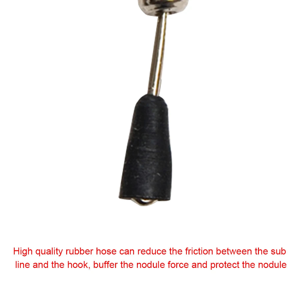 50pcs Fishing Barrel Bearing Rolling Swivel Solid Ring Professional Quick Fast Link Hook Connector for Fisherman Accassories