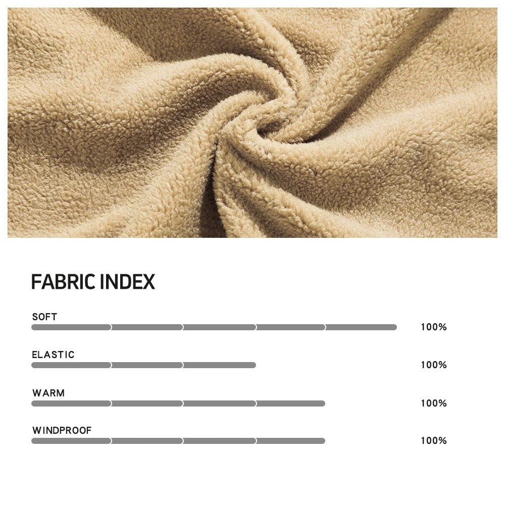 Men's Jackets Winter Warm Waterproof Fleece Lined High Quality Multi-color Coat Comfortable Casual Outerwear US Size