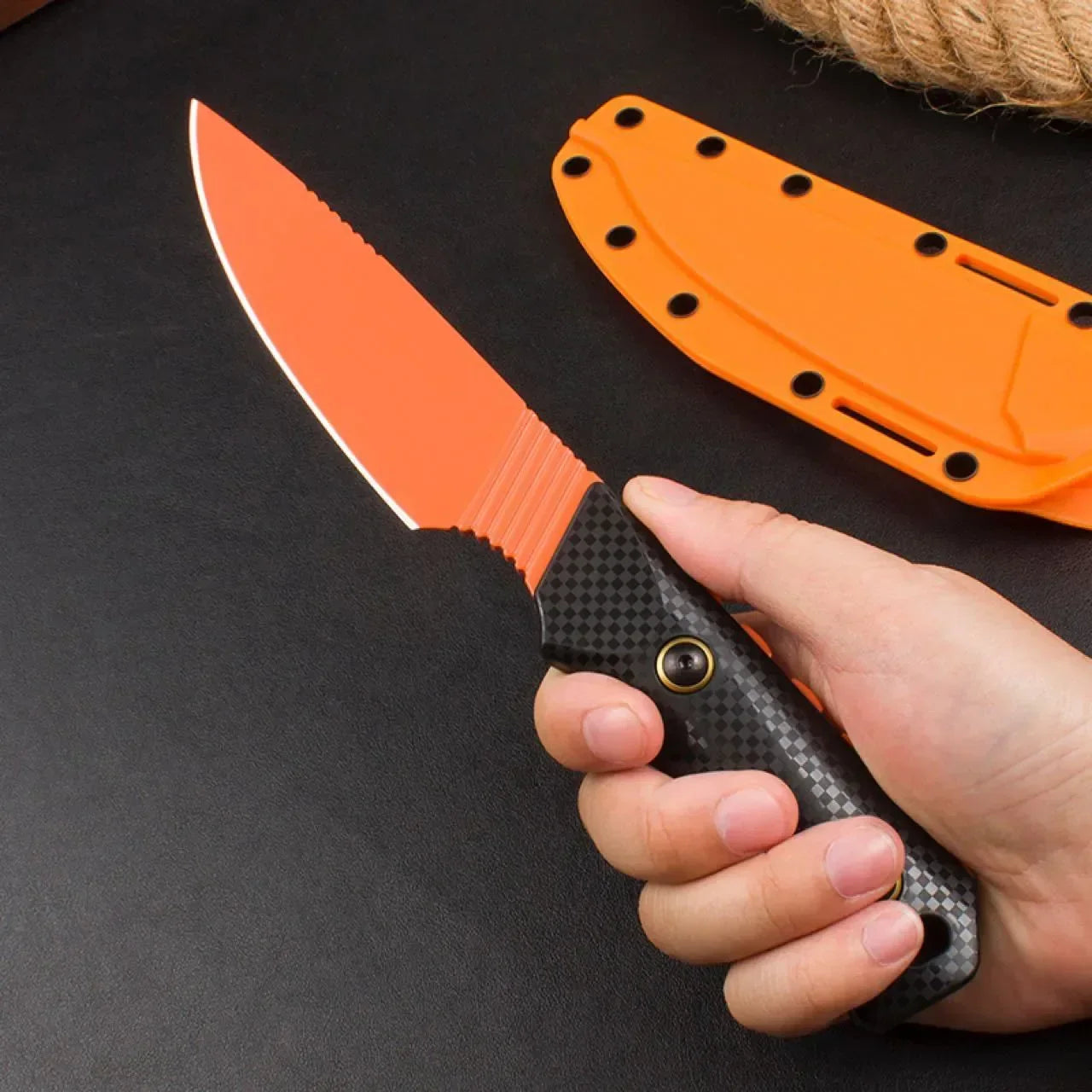 Fixed Blade Knife BM15600 Tools D2 Blade Nylon Glass Fiber Camping Hunting Survival Self-defense Tactical Portable Utility Knife