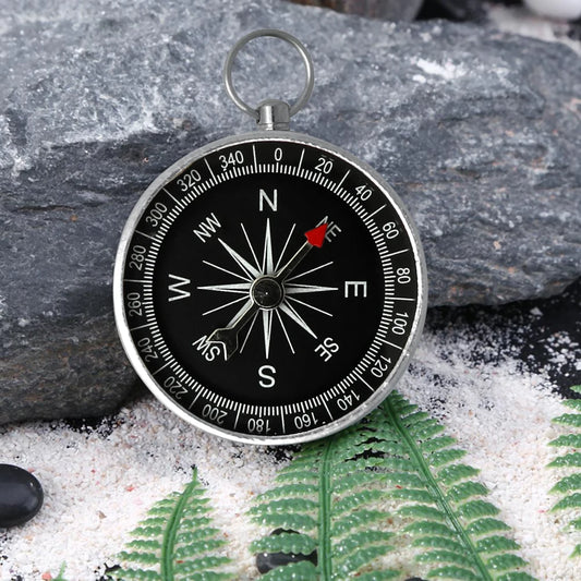 Outdoor Orientation Navigation Compass Aluminum Alloy Camping Survival Compass for Outdoor Camping Hiking Sports Navigation