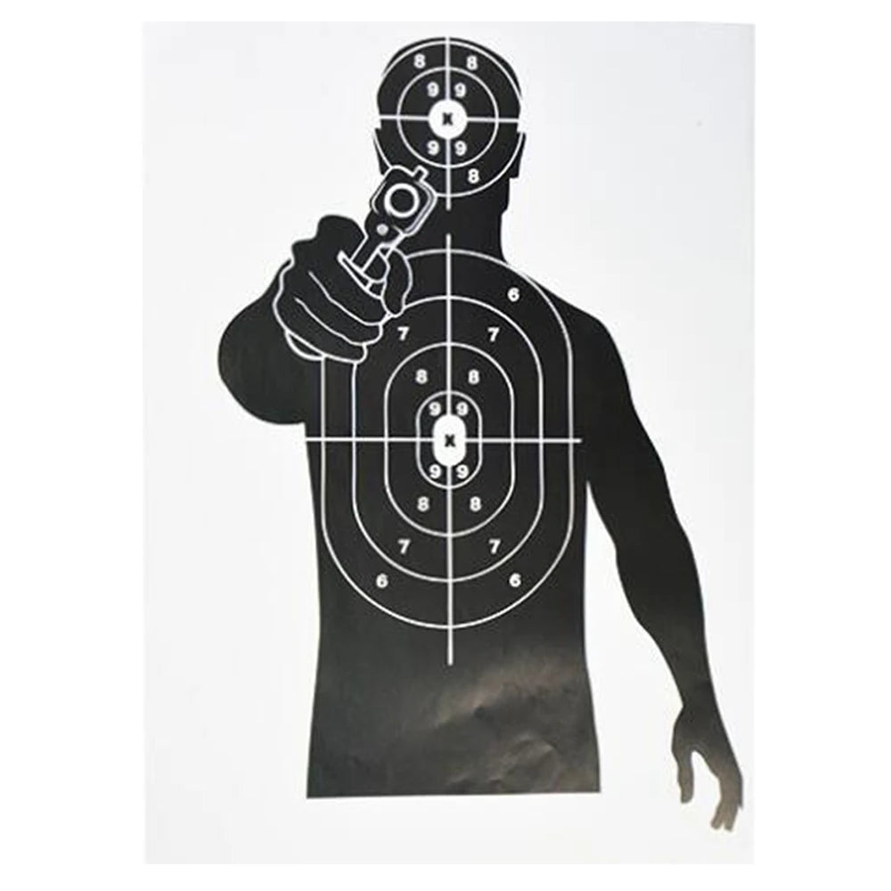 5/10/20pcs Shooting Targets 12 x 17" Paper Shooting Targets Skeleton Zombie Targets for Pistol Shooting Airsoft Bow Arrow Pellet