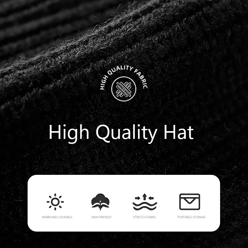 Bluetooth Music Hat Winter Warm Running Sports Hat For Men And Women Soft Windproof Hat For Hiking Fitness Cycling Running Yoga