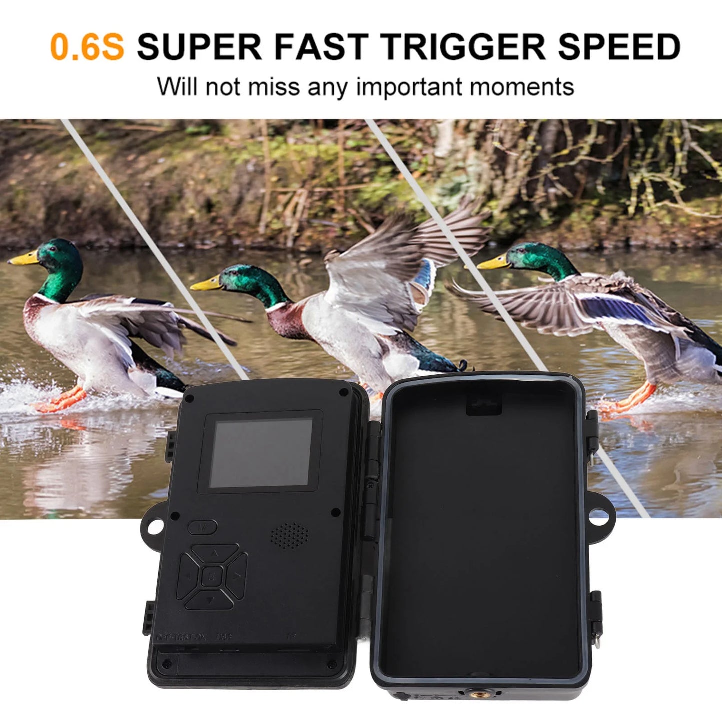game camera 1080P Hunting Camera 2.0in LCD 16MP Infrared Night Vision Mobile Monitoring IP66 Waterproof Trail Camera