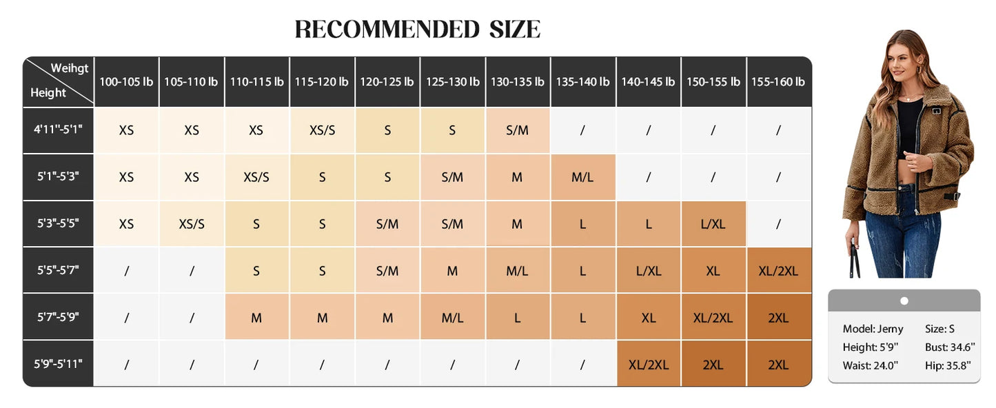 Womens Winter Autumn Daily 2025 Faux Fur Jackets Winter Trendy Sherpa Moto Leather Patchwork Zip Up Coat