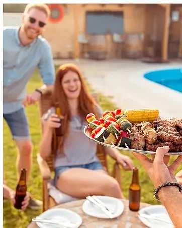 CD2030AN 30-Inch Charcoal Grill, Deluxe BBQ Smoker Picnic Camping Patio Backyard Cooking, Black, Large