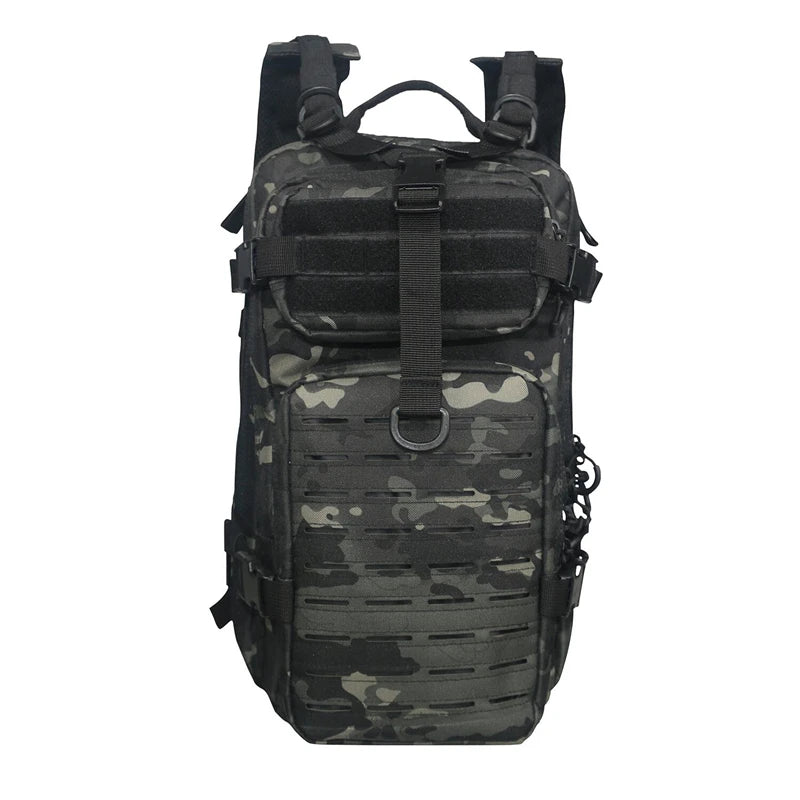 30L Military Tactical Backpack for Men, Survival Hiking Camping Travel Backpack Riding Daypack