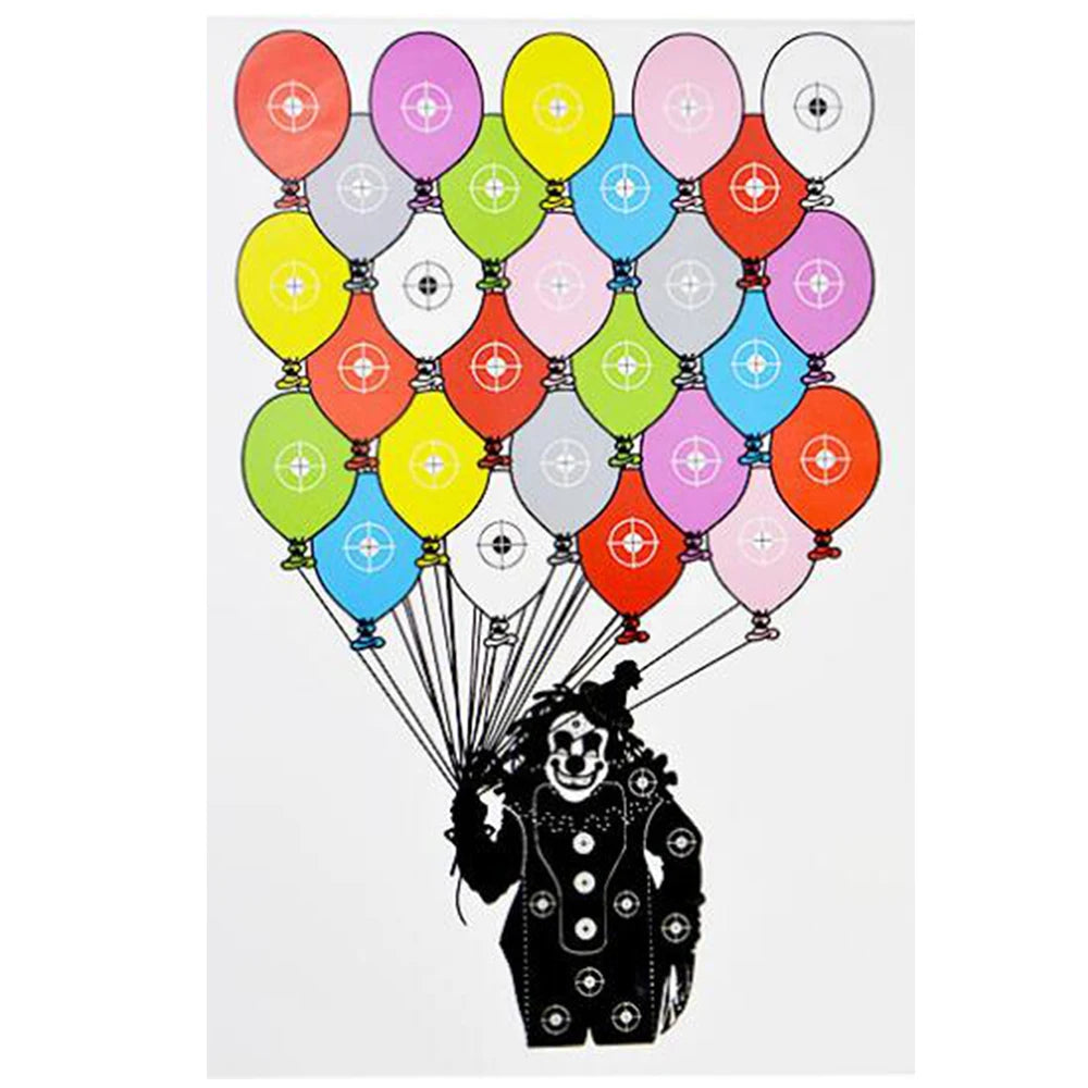 5/10/20pcs Shooting Targets 12 x 17" Paper Shooting Targets Skeleton Zombie Targets for Pistol Shooting Airsoft Bow Arrow Pellet
