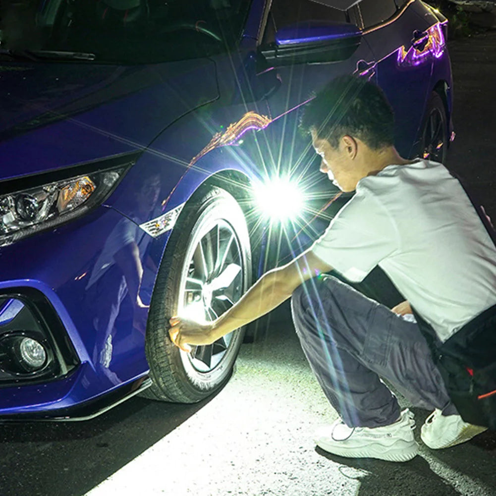 1p XPE Pocket Flashlight 1000LM COB LED Emergency Lamp 800mAh Type-C USB Rechargeable IPX4 Waterproof for Outdoor Camping Hiking