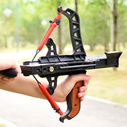 7-shot Archery and Steel Ball Dual-purpose Bow Elastic Shooting Compound Bow Outdoor Hunting Shooting Practice Package