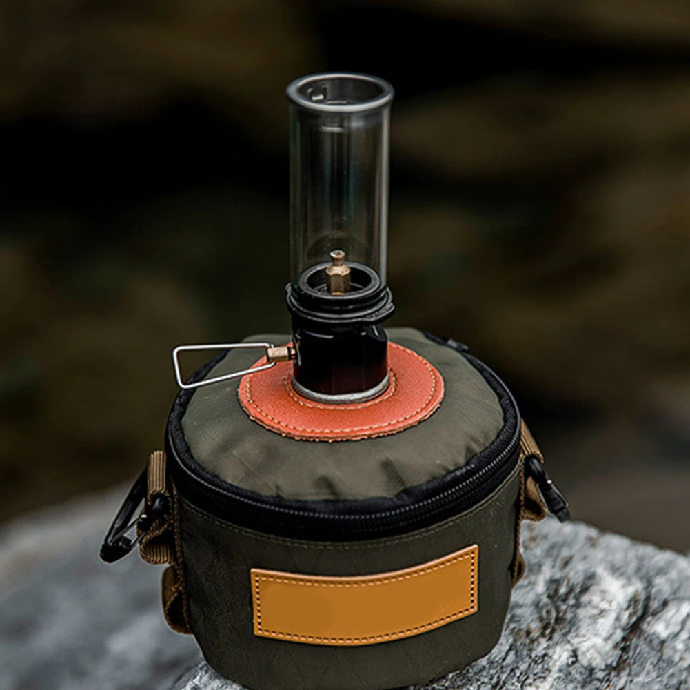 Camping Gas Lantern Tent Night Light Multi-Function Butane Gas Light Lantern Metal Portable Tent Lantern for Outdoor Emergencies