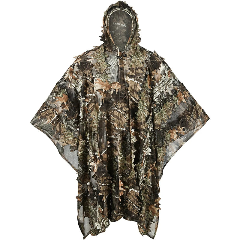 Hunting Camouflage Clothes Cape-Style Camouflage Suit Outdoor Photography Shooting Wildlife Cs Game Clothing Tactical Suit