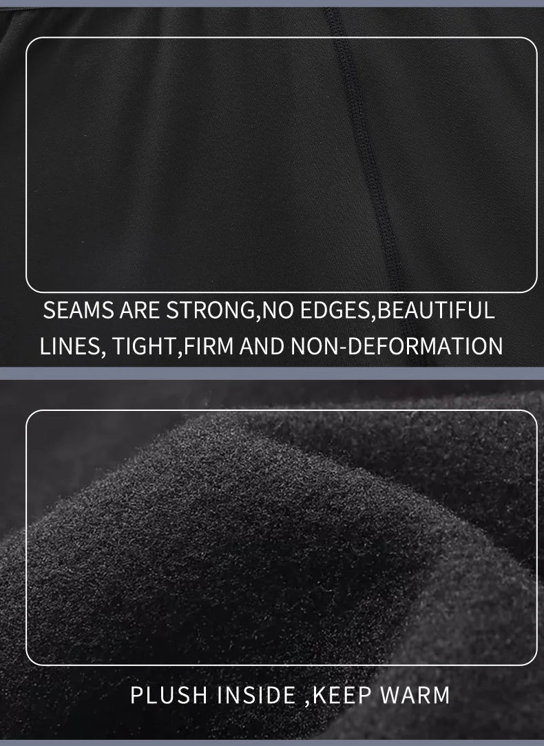 4Pack Women Fleece Thermal Underwear Set, Comfortable Base Layer, Warm Skin-Tight Pants For Outdoor Activities, Skiing In Winter