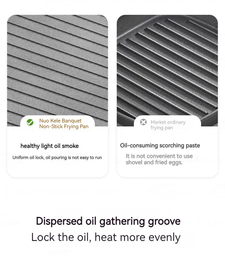 Naturehike Non-stick Frying Pan Aluminum Outdoor Picnic Ultralight Camping Portable Cookware Camping Supplies Cool Camping Gear