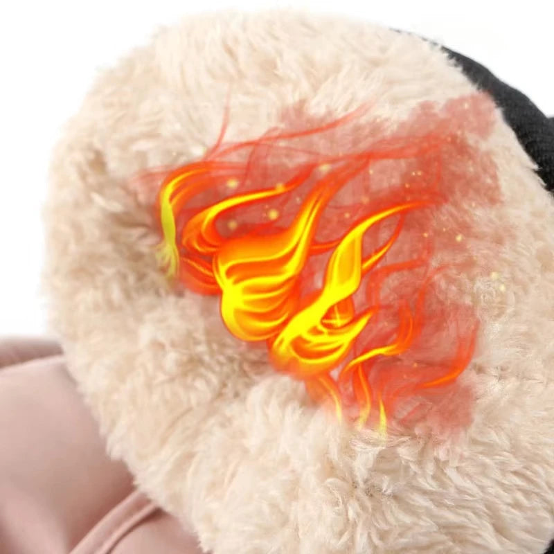 Winter fishing gloves, men's and women's fishing ski gloves, outdoor cycling waterproof and warm snow gloves