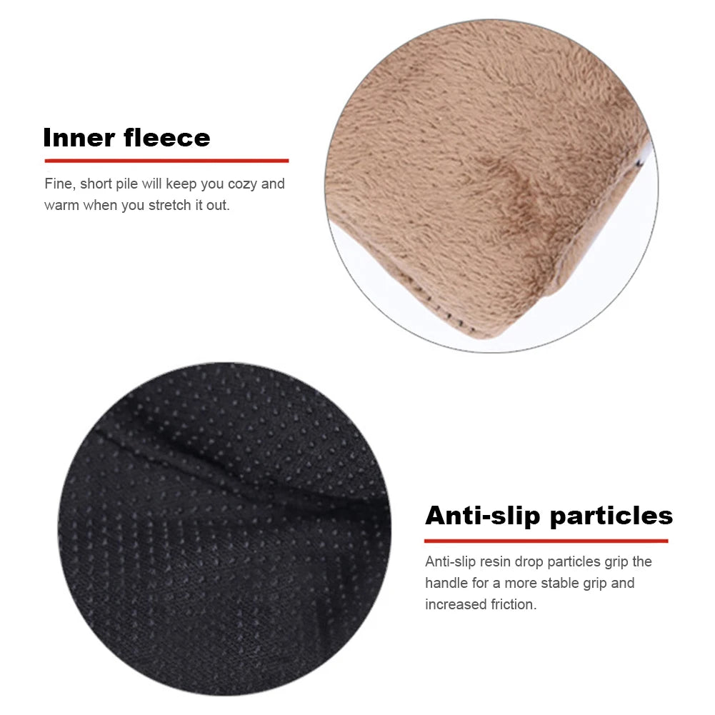 Heating Thermal Gloves Windproof Riding Heating Gloves Waterproof Outdoor Keep Warm Guantes PU Leather for Snowmobile Motorcycle