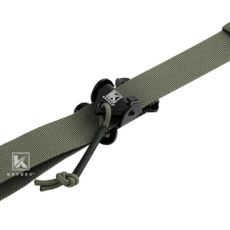 KRYDEX Tactical Sling Modular Gun Strap Slingster Removable 2 Point / 1 Point 2.25" Padded Sling Shooting Hunting Accessories