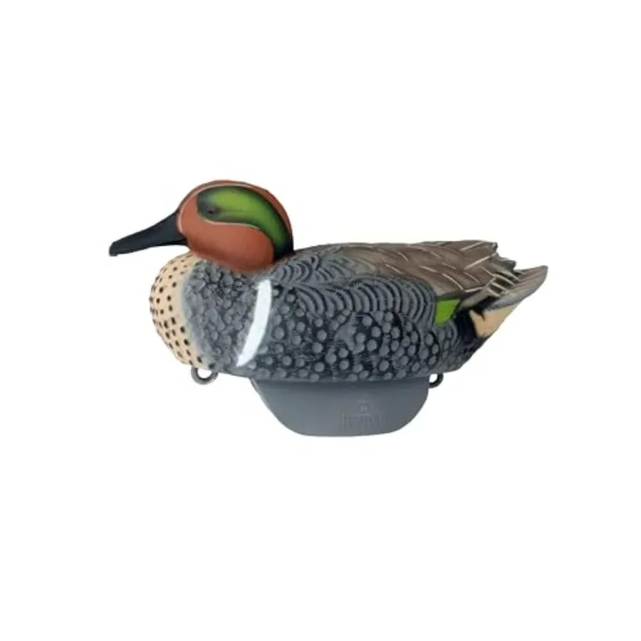 Green Wing Teal Duck Decoys by Heyday Ultra-Light 100% HydroFoam Durable Realistic Design 6 Pack of Duck Hunting Decoys