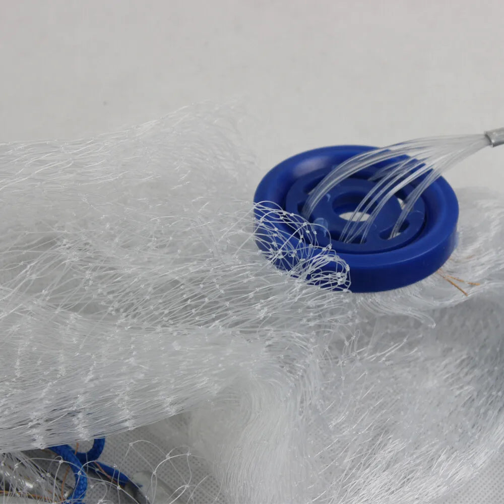 10FT Saltwater Fishing Cast Net For Bait Trap Height Easy Throw Sink 3 Meter USA