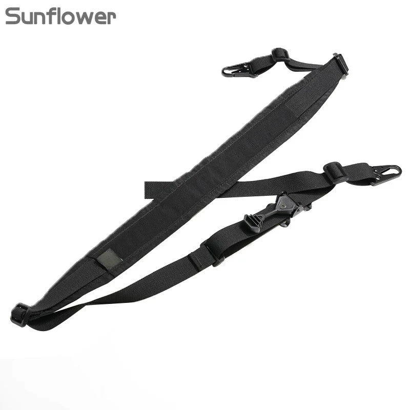 US Warehouse Tactical Nylon Rifle Sling Quick Adjustment 2 Point Padded Combat Modular Hunting Shooting Equipment Accessories
