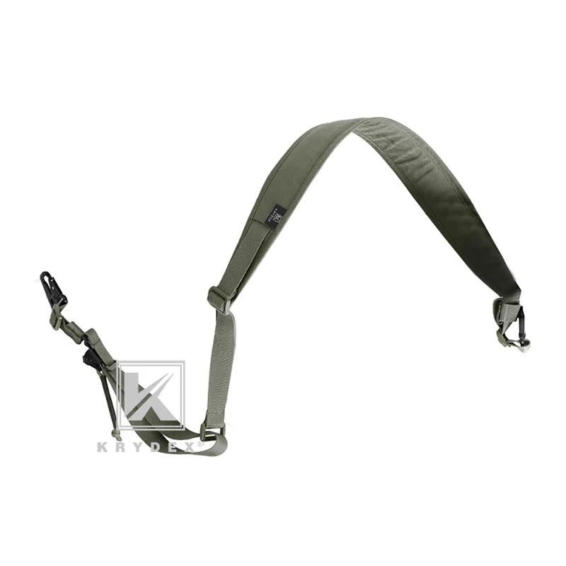 KRYDEX Tactical Sling Modular Gun Strap Slingster Removable 2 Point / 1 Point 2.25" Padded Sling Shooting Hunting Accessories