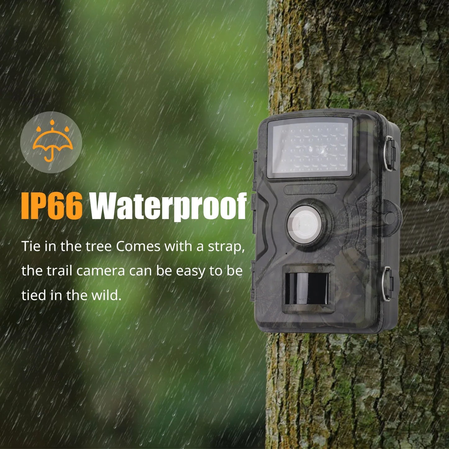 game camera 1080P Hunting Camera 2.0in LCD 16MP Infrared Night Vision Mobile Monitoring IP66 Waterproof Trail Camera