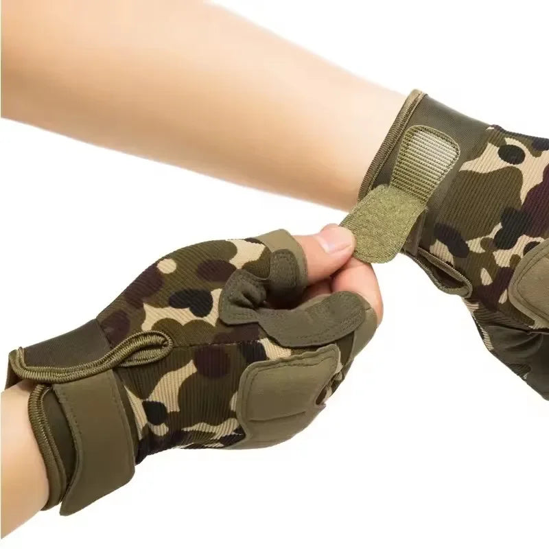 Outdoor Tactical Gloves for Men And Women Half Finger Motorcycle Military Combat Shooting Hunting Fitness Gloves