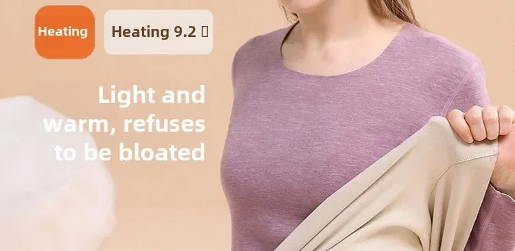 Women's Thermal Underwear Set First Base Layer Long Johns Fleece Lined Undershirt for Winter Cold Weather Thermal Clothing