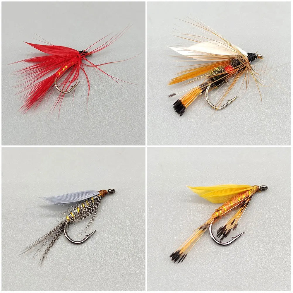 20Pcs Bionic Insects Flies Artificial Insect Fishing Baits Artificial Bait for Trout Carp Fishing Lure Set