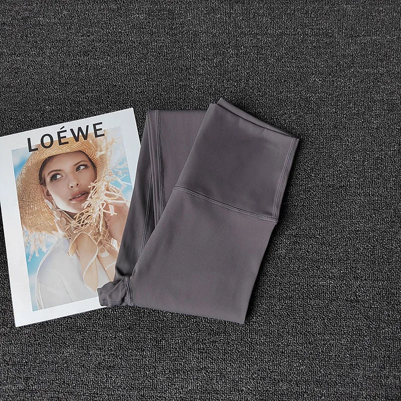 High Waist Naked Feeling Leggings Women Fitness Running Yoga Leggings Pants Gym Tight Leggings Comfortable Workout Leggings