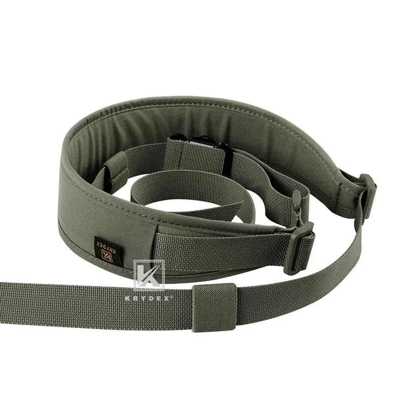 KRYDEX Tactical Sling Modular Gun Strap Slingster Removable 2 Point / 1 Point 2.25" Padded Sling Shooting Hunting Accessories
