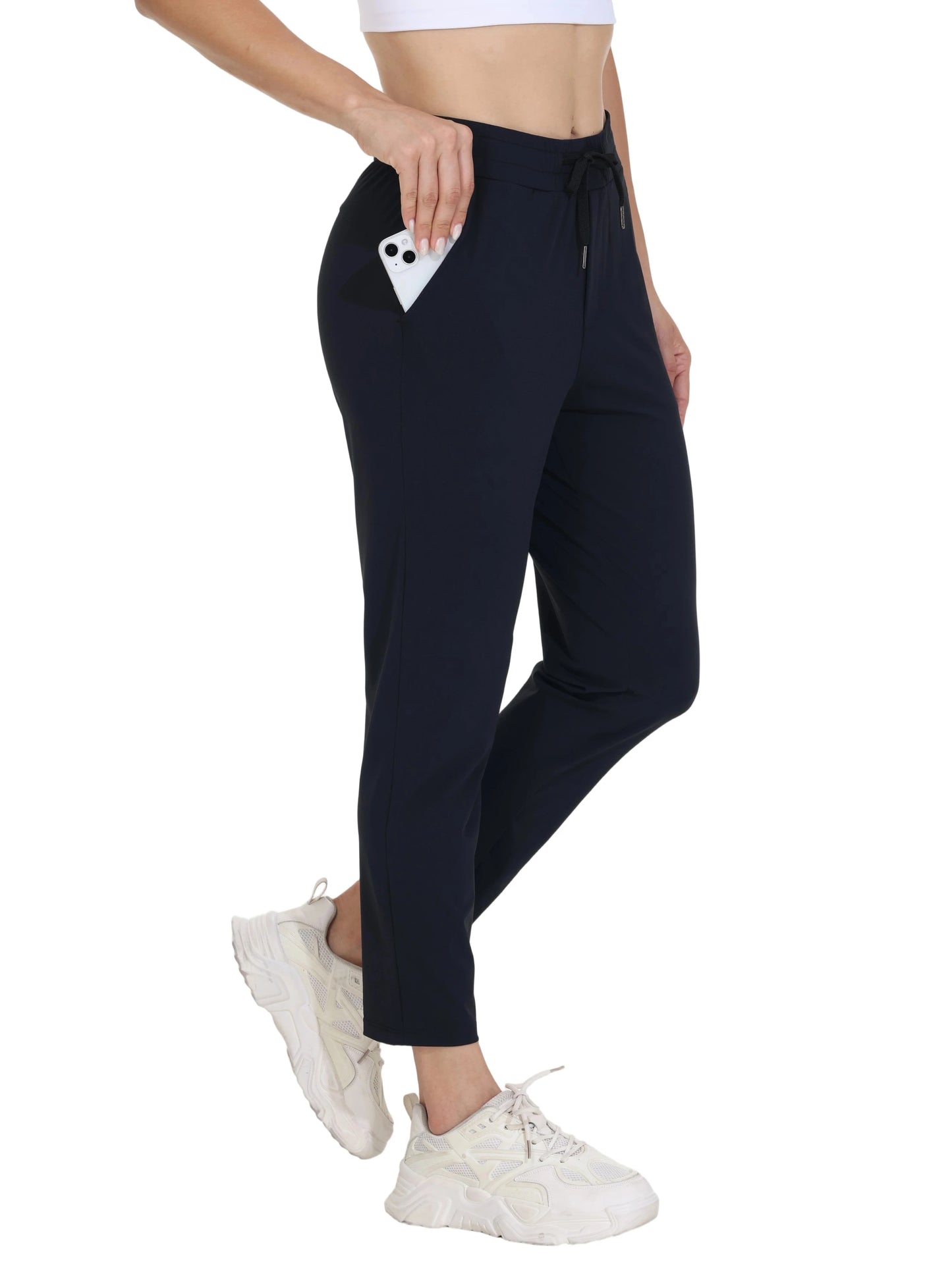 Fitness Pants Ladies Slim Yoga Casual Pants Elastic Breathable Outdoor Training Rumor Running Pilates Sweatpants High Waist Draw