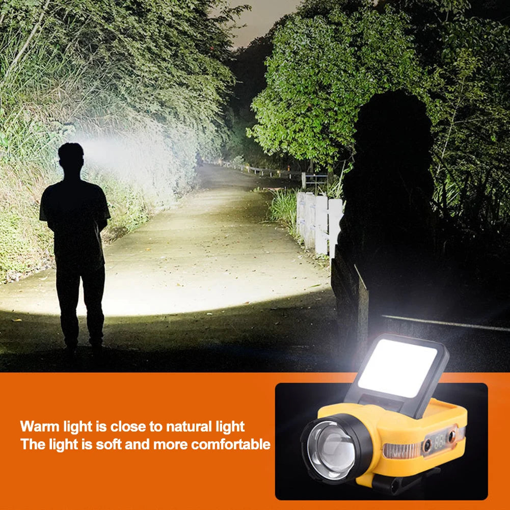 Sensor COB LED Headlamp USB Rechargeable Head Torch Flashlight Built-in Battery Super Bright Torch for Outdoor Fishing Camping