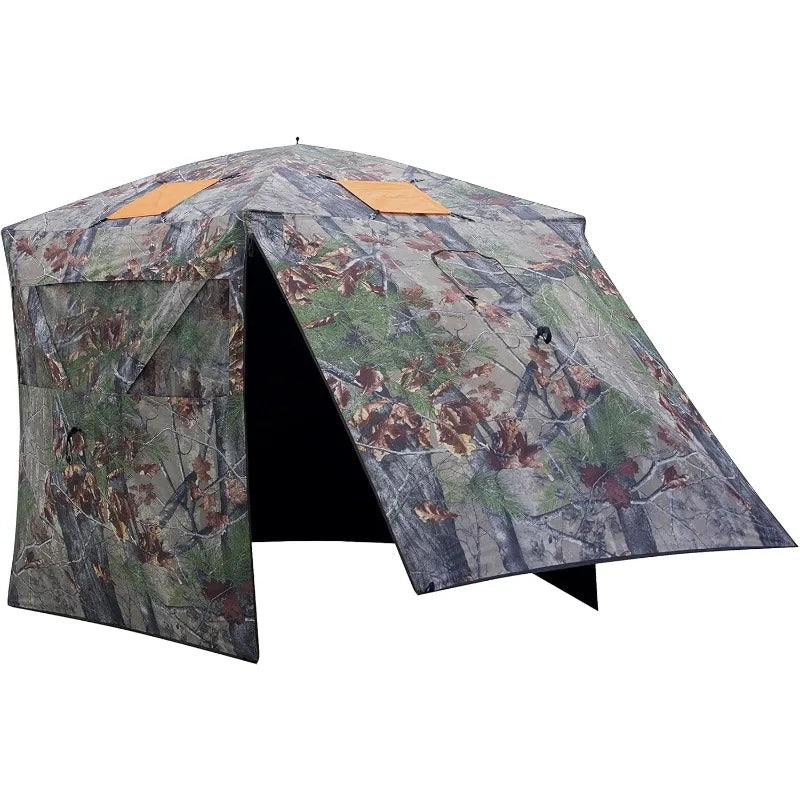 Barronett Blinds® Feather Five, Portable Hunting Blind, Huge Interior, Lightweight, 4-Person, 72” x 84” x 84”, FF500BW