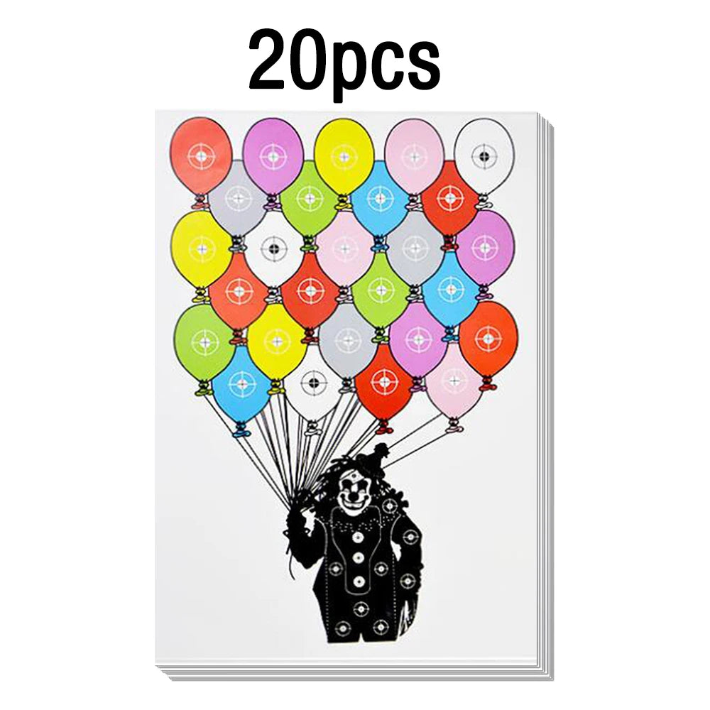 5/10/20pcs Shooting Targets 12 x 17" Paper Shooting Targets Skeleton Zombie Targets for Pistol Shooting Airsoft Bow Arrow Pellet