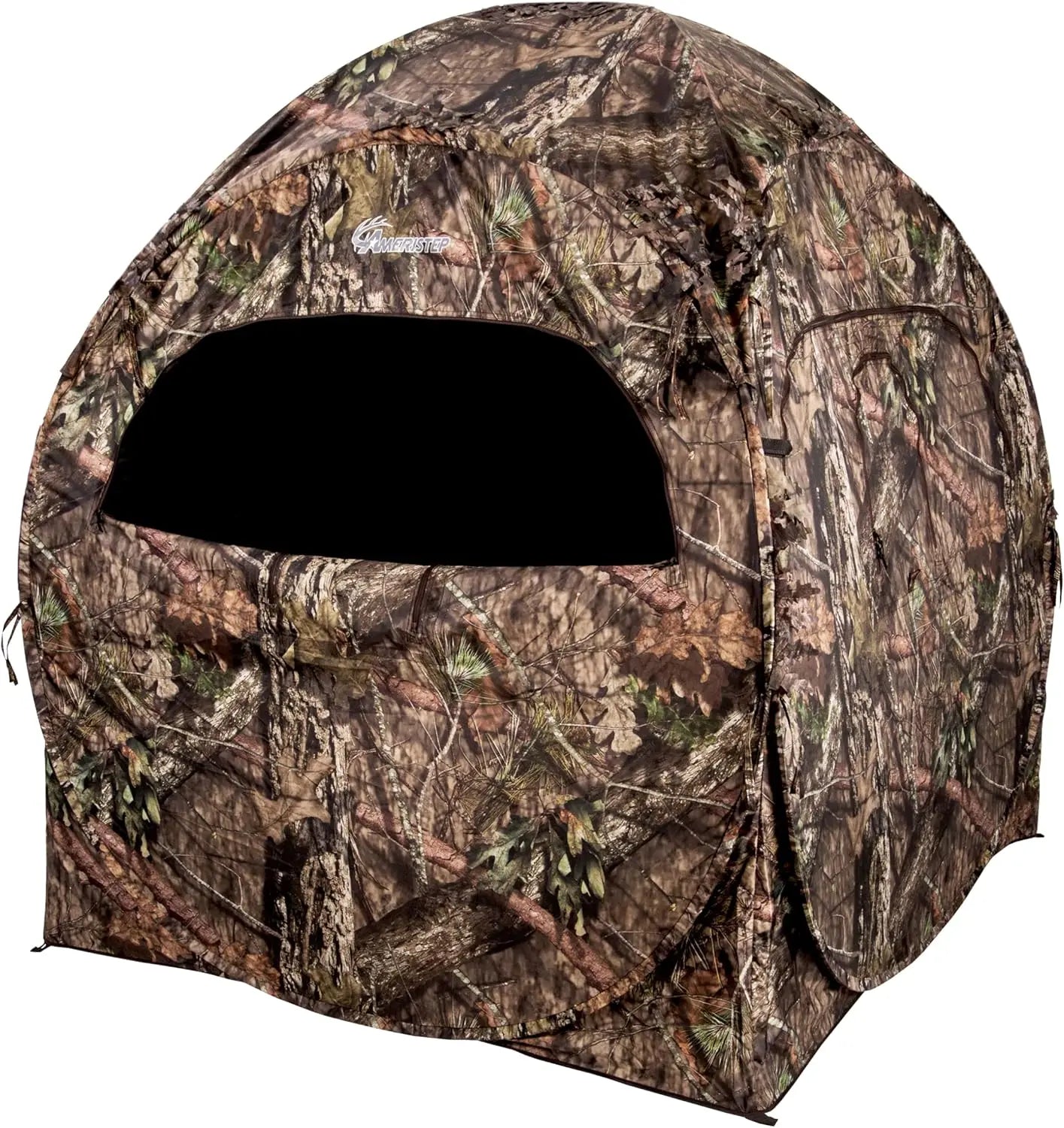 2-Man Hunt Tent: Blind Lightweight Camo. Durable Shelter for Deer Hunting & Wildlife Observation.