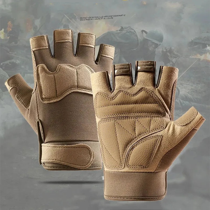 Outdoor Tactical Gloves for Men And Women Half Finger Motorcycle Military Combat Shooting Hunting Fitness Gloves