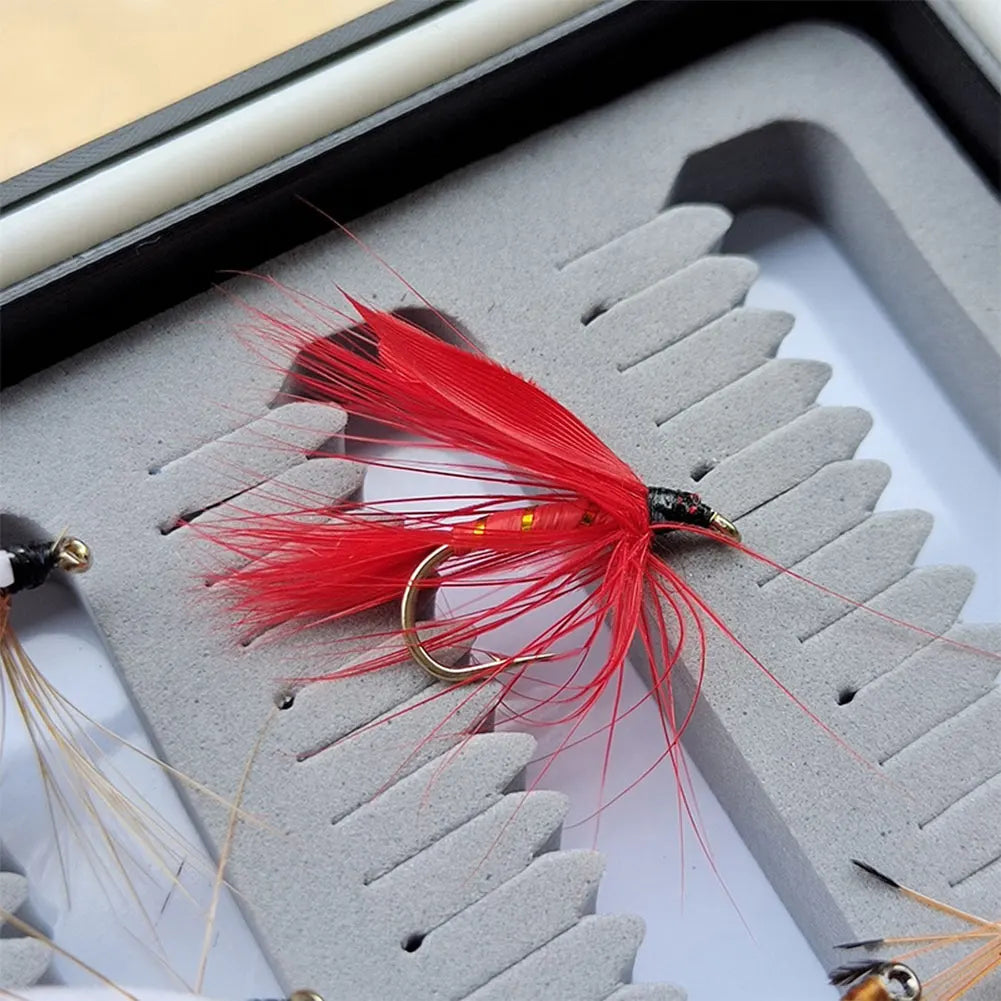 20Pcs Bionic Insects Flies Artificial Insect Fishing Baits Artificial Bait for Trout Carp Fishing Lure Set