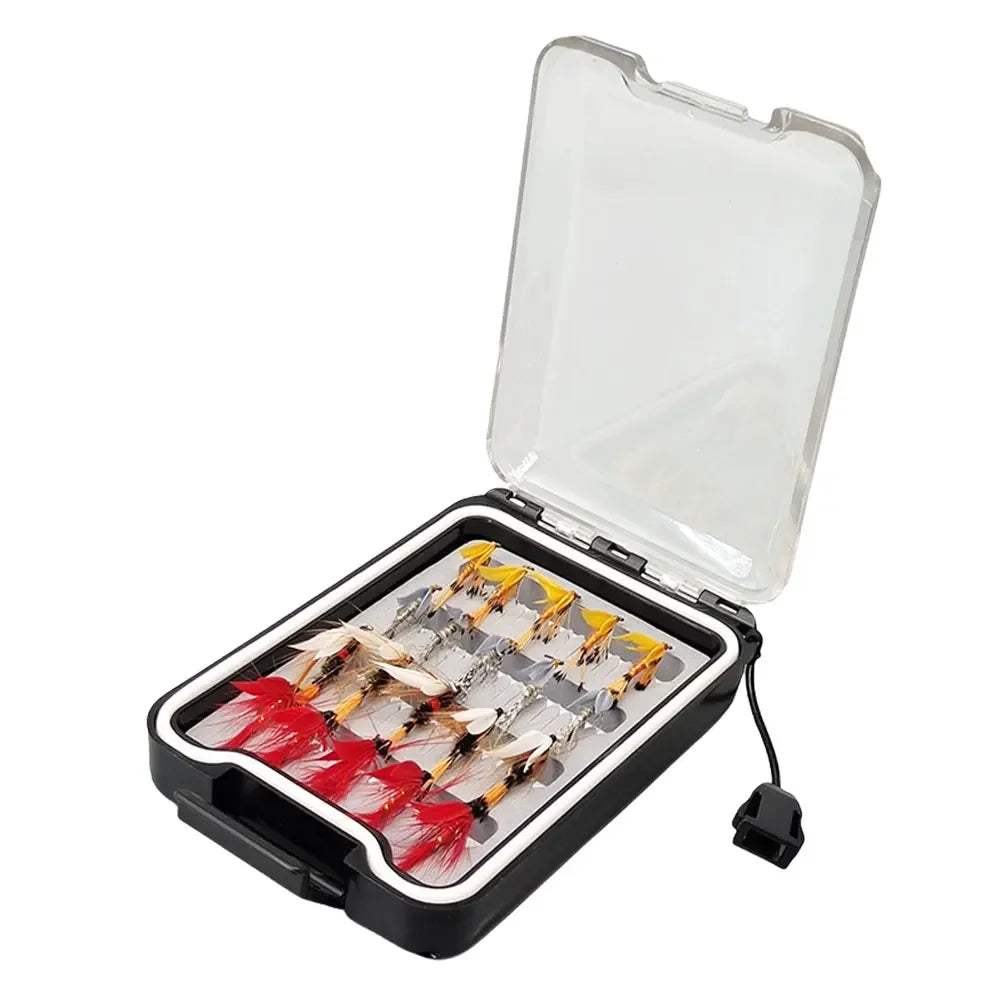 20Pcs Bionic Insects Flies Artificial Insect Fishing Baits Artificial Bait for Trout Carp Fishing Lure Set